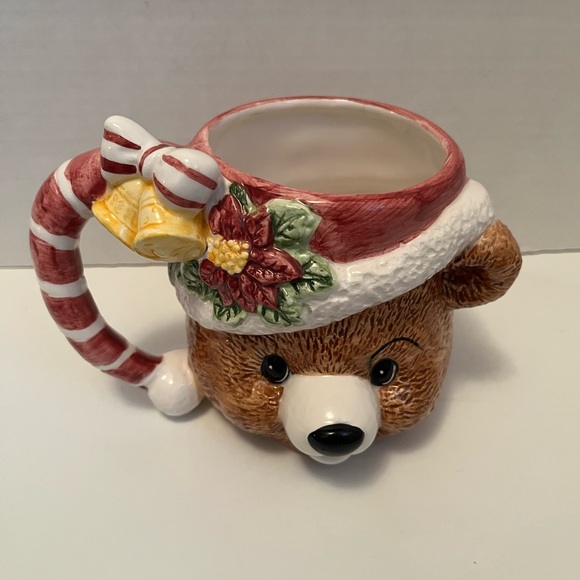 🌟2/$20 item (mix & match)🌟 Fun Oversized Christmas Bear Mug for Latte/Cofee/Tea - Picture 1 of 6